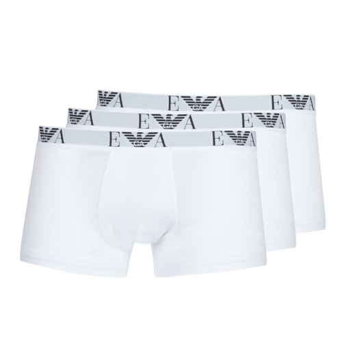 Outros tipos de lingerie Homem Boxer Emporio Armani CC715-PACK DE 3 Branco