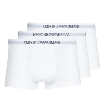 Roupa de interior Homem Boxer Emporio Armani CC722-PACK DE 3 Branco