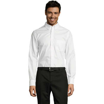 Textil Homem Camisas mangas comprida Sols BUSSINES MODERN MEN Blanco