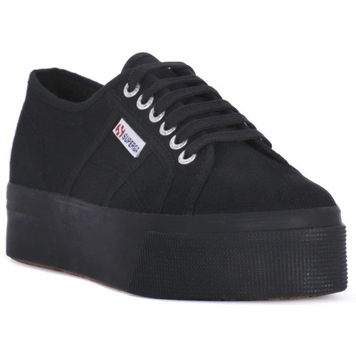 Superga COTU FULL BLACK UP AND DOWN Preto