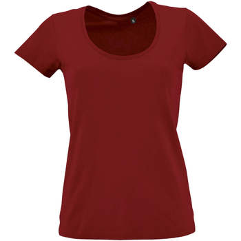 Textil Mulher T-Shirt mangas curtas Sols METROPOLITAN CITY GIRL Rojo