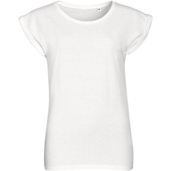 Textil Mulher T-Shirt mangas curtas Sols MELBA TROPICAL GIRL Blanco