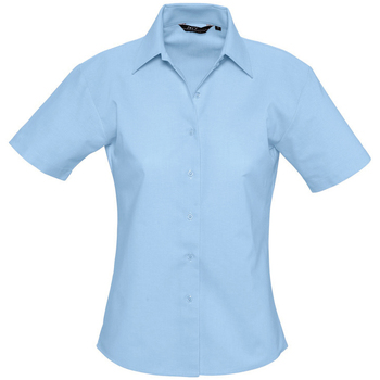 Textil Mulher camisas Sols ELITE OXFORD Azul