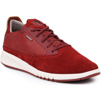 Sapatos Homem Sapatilhas Geox Sweats & Polares U927FA-02243-C7004 Vermelho