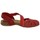 Sapatos Mulher Sandálias Interbios  Vermelho