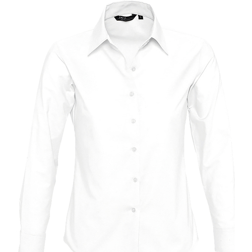 Textil Mulher camisas Sols EMBASSY OXFORD GIRL Branco