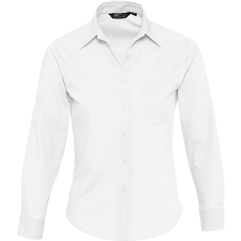 Textil Mulher camisas Sols EXECUTIVE POPELIN WORK Blanco