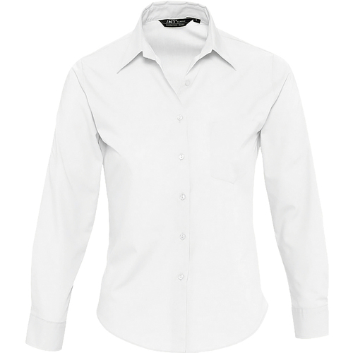 Textil Mulher camisas Sols EXECUTIVE POPELIN WORK Branco