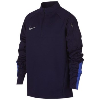 Textil Rapaz Sweats Nike Shield Squad Drill Top Roxo, Azul marinho