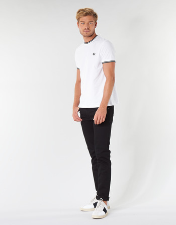 Fred Perry TWIN TIPPED T-SHIRT Branco