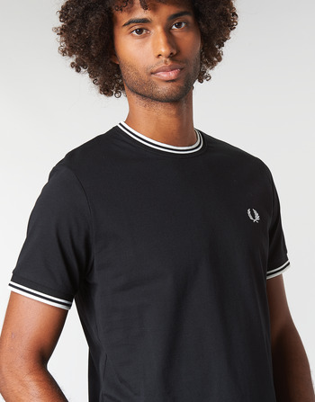 Fred Perry TWIN TIPPED T-SHIRT Preto
