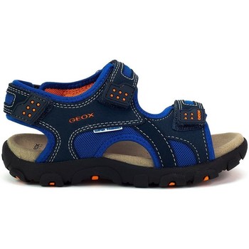 Sapatos Rapaz Sandálias desportivas Geox JR Strada Azul marinho