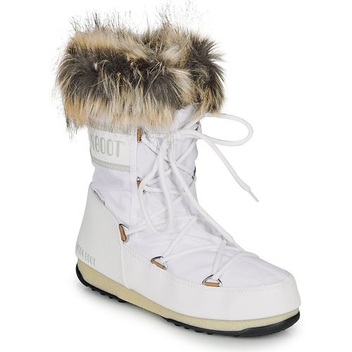 Sapatos Mulher Botas de neve Moon eyewear Boot MOON eyewear BOOT MONACO LOW WP 2 Branco