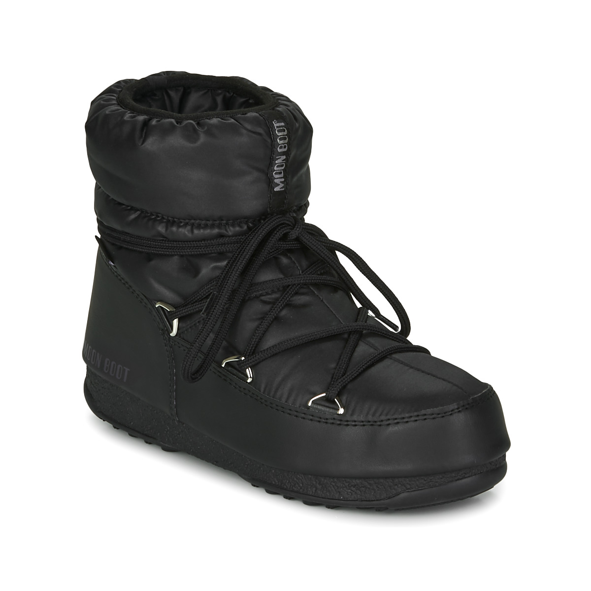 Sapatos Mulher Botas de neve Moon Boot MOON BOOT LOW NYLON WP 2 Preto