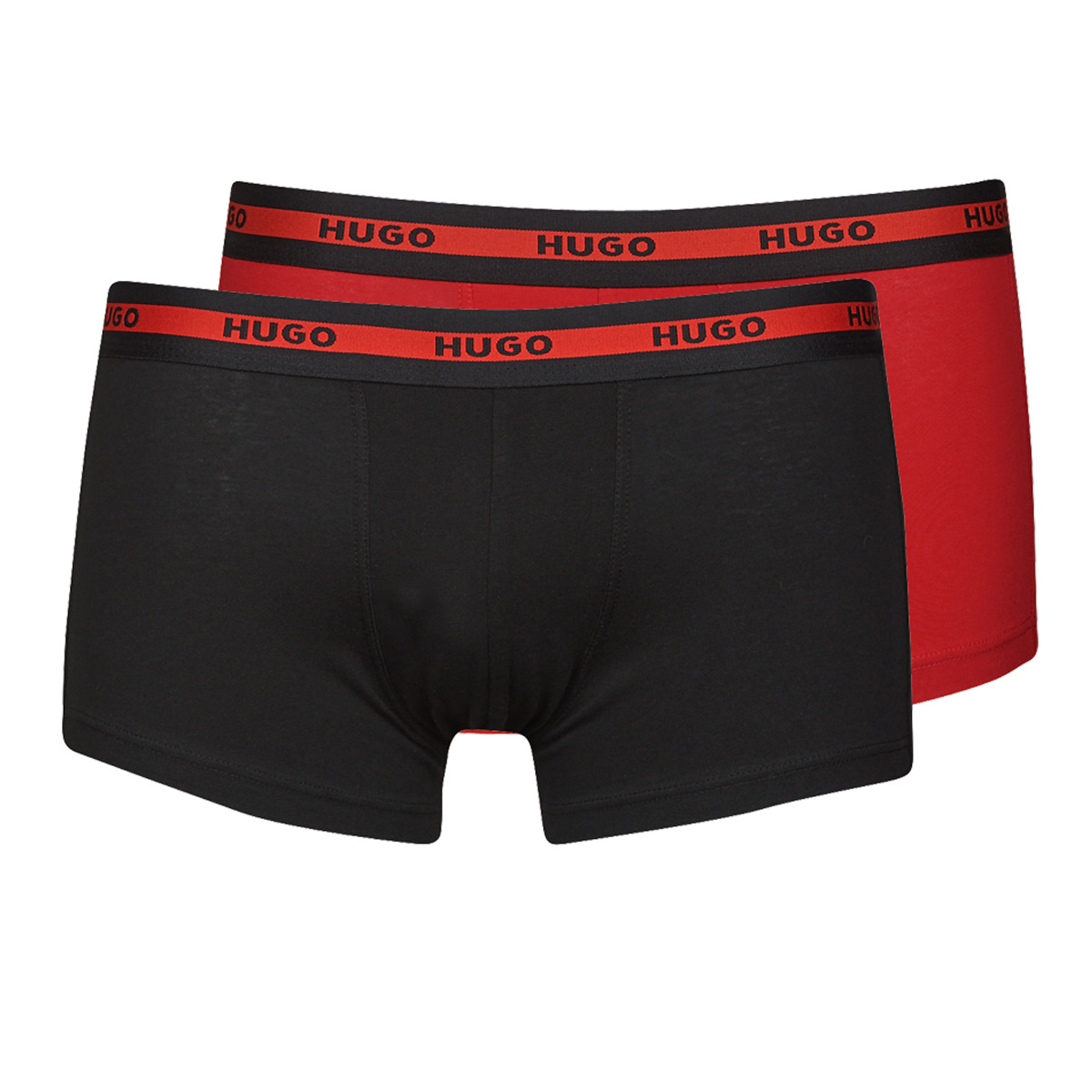 Ver os favoritos Boxer HUGO TRUNK TWIN PACK X2 Preto / Vermelho