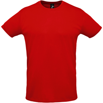 Textil Homem T-Shirt mangas curtas Sols SPRINT SPORTS Vermelho