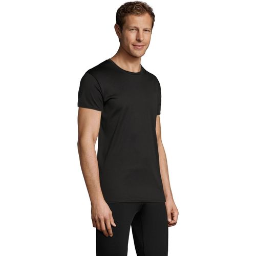 Sols SPRINT SPORTS-CAMISETA DEPORTIVA UNISEX de poliester Preto