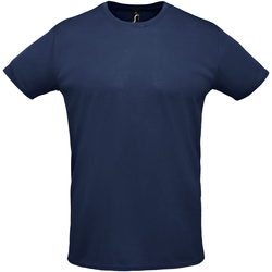 Textil Homem T-Shirt mangas curtas Sols SPRINT SPORTS Azul