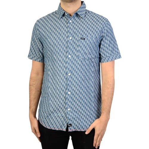 Textil Homem Camisas mangas comprida Kaporal 127465 Azul