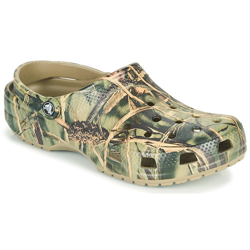 Sapatos Homem Tamancos Crocs Lined CLASSIC REALTREE Cáqui