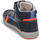 Sapatos Rapaz Sapatilhas de cano-alto Geox J ARZACH BOY Azul / Laranja