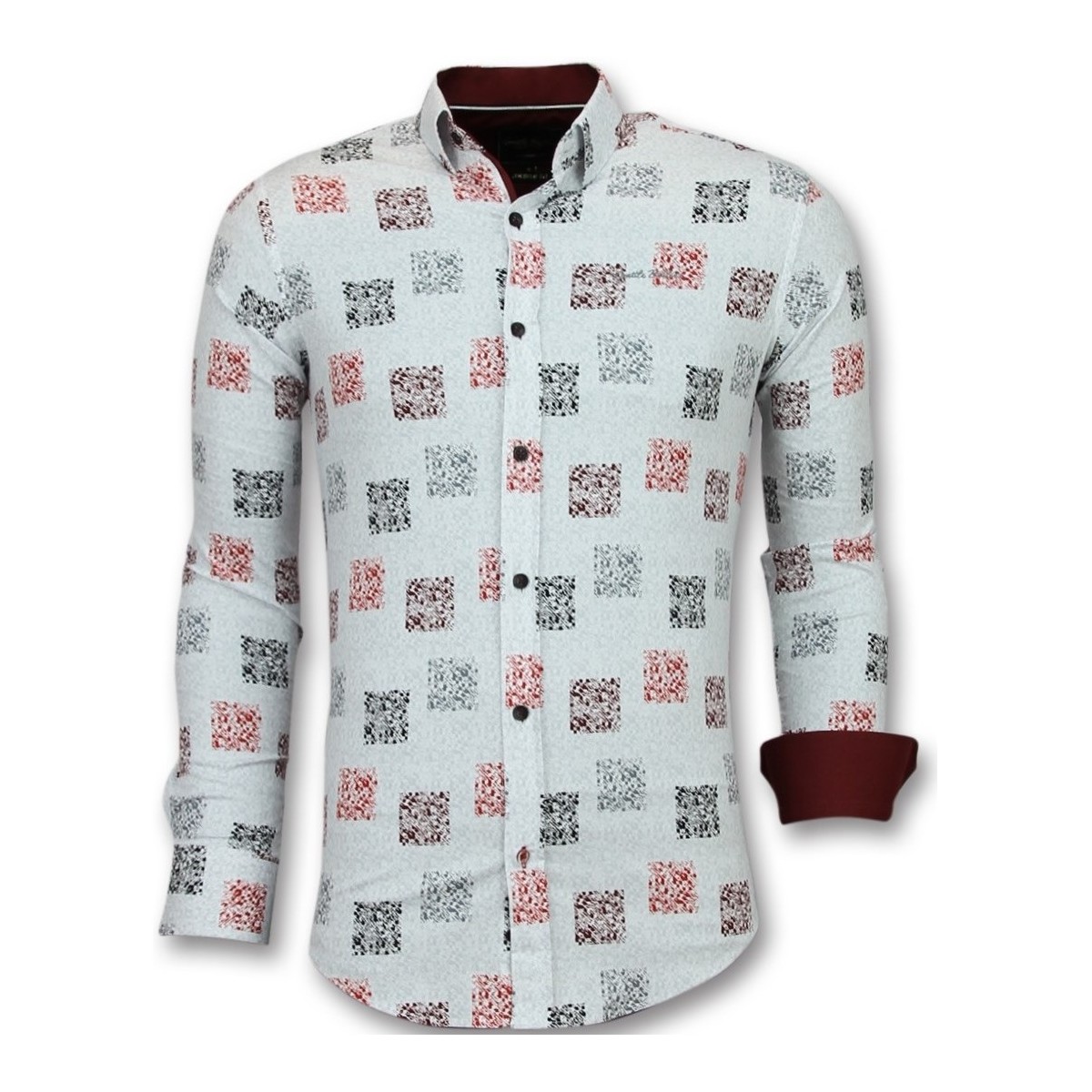 Textil Homem Camisas mangas comprida Tony Backer 90165395 Branco