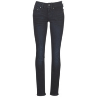 Textil Mulher Calças Black Jeans G-Star Raw MIDGE MID STRAIGHT WMN Azul / Escuro
