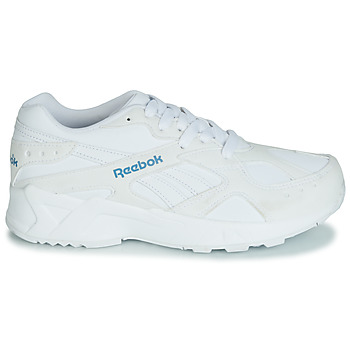 Reebok with Classic Leather sneakers in white with gold detailing
