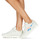 Sapatos Mulher Reebok Workout Classics Felpa offwhite CL LTHR Bege / Azul / Laranja