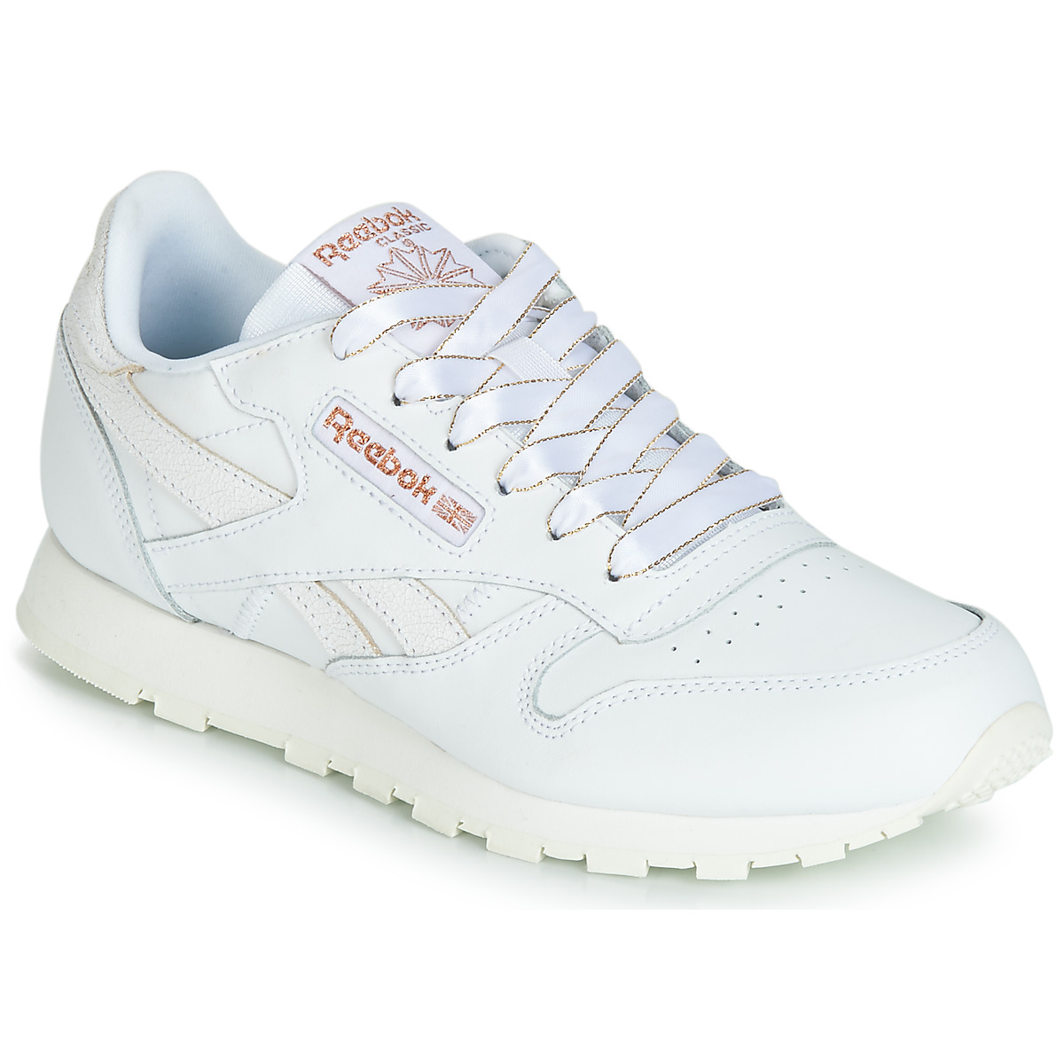 Sapatos Rapariga Sapatilhas Reebok Classic CLASSIC LEATHER J Branco / Glitter
