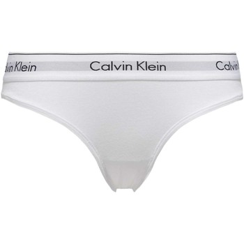 Roupa de interior Mulher Fios dental Calvin Klein Jeans 0000F3787E Branco