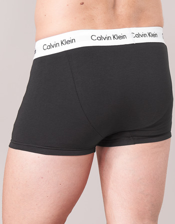 Calvin Klein Jeans COTTON STRECH LOW RISE TRUNK X 3 Preto