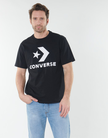 Textil Homem T-Shirt mangas curtas Converse Smith STAR CHEVRON Preto