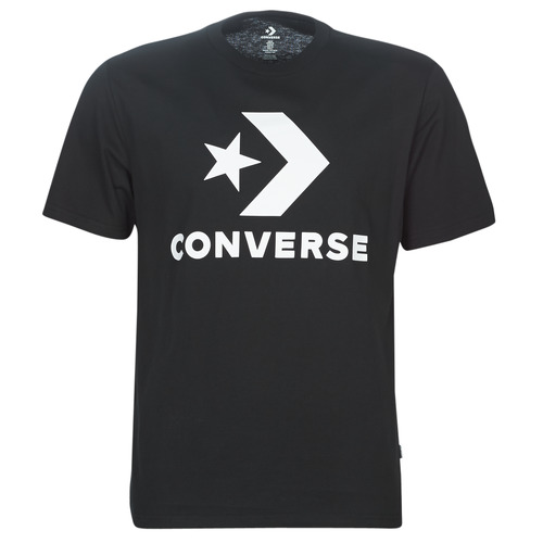 Textil Homem Koszulka Converse Standard Fit Tee 10024064-A02 Converse STAR CHEVRON Preto