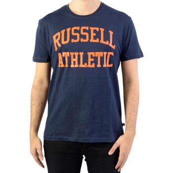 Textil Homem T-Shirt mangas curtas Russell Athletic 131040 Azul