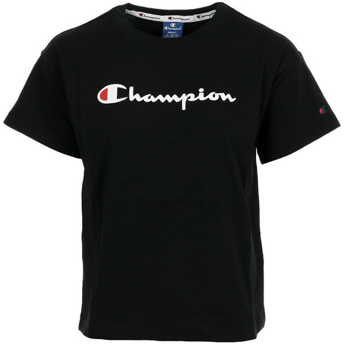 Textil Mulher Todo o vestuário para homem Champion Crewneck T-shirt Wn's Preto