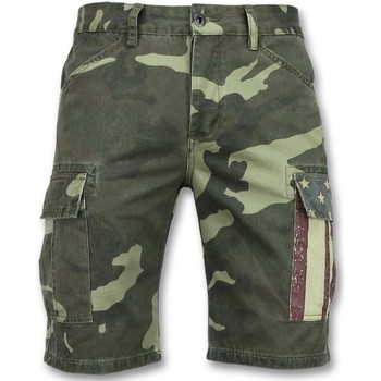 Textil Homem Shorts / Bermudas Enos 91565522 Verde