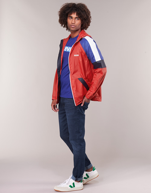 Levi's COLORBLOCK WINDRUNNER Vermelho / Azul