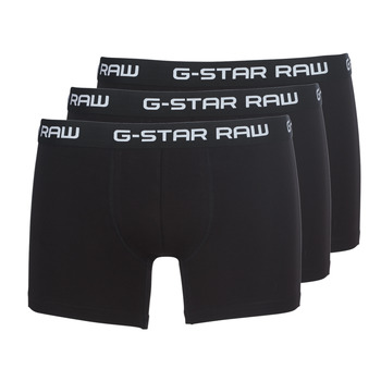 Roupa de interior Homem Boxer G-Star Raw CLASSIC TRUNK 3 PACK Preto
