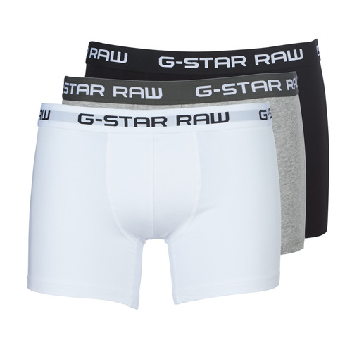Citrouille et Co Homem Boxer G-Star Raw CLASSIC TRUNK 3 PACK Preto / Cinza / Branco