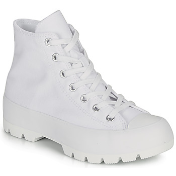 Sapatos Mulher Sapatilhas de cano-alto Converse CHUCK TAYLOR ALL STAR LUGGED BASIC CANVAS Branco