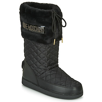 Sapatos Mulher Botas de neve Love Moschino JA2416 Preto / Ouro