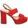 Sapatos Mulher Oh My Sandals 67362 Vermelho