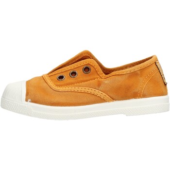Sapatos Rapaz Sapatilhas de ténis Natural World - Scarpa elast senape 470E-646 Amarelo