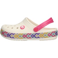 Sapatos Rapariga Tamancos Crocs - Crocband gallery bianco 205171 
