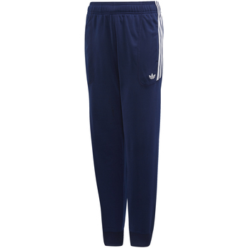 Textil Rapaz Calças de treino knit adidas Originals - Pantalone blu/bco DW3864 Azul