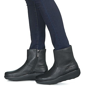 FitFlop LOAFF SHORTY ZIP BOOT Preto