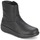 Sapatos Mulher Botins FitFlop LOAFF SHORTY ZIP BOOT Primeknit Preto