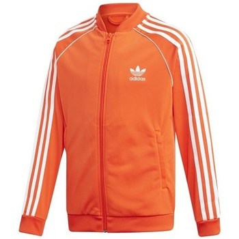 Textil Rapaz Sweats adidas Originals Sst Track Jacket Branco, Cor de laranja