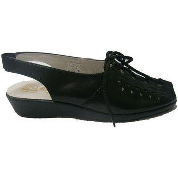 Sapatos Mulher Sandálias Doctor Cutillas Doutor Cutillas laços sandália em preto negro